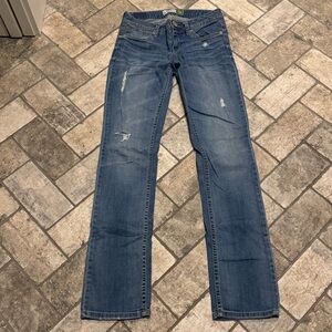 Y2K Women’s Aeropostale Bayla Skinny Denim Blue Jeans: Size 1/2 Regular